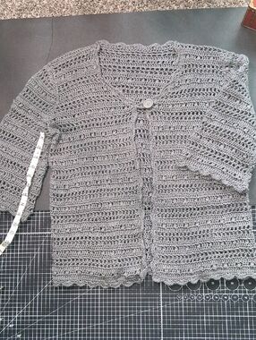 🧹Crochet Button Cardigan Sweater - Women